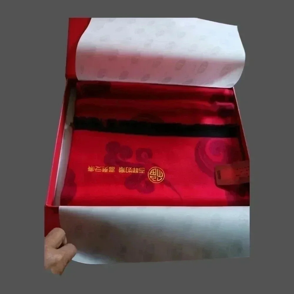 Only love elegantly stunning scarf or shawl red and black color